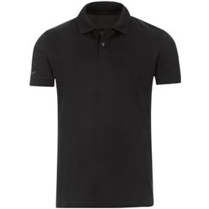 Trigema Dames poloshirt Elast. Piqué dames, Zwart 008