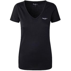Pepe Jeans Corine T-shirt dames, 999zwart, M, 999, zwart