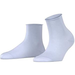 FALKE Cotton Touch W SSO dun effen 1 paar korte damessokken (1 stuk), Blauw (Light Blue 6594) nieuw - ecologisch