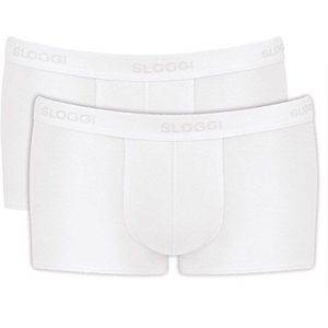 Sloggi Ajust Boxershorts voor heren, 2 stuks, Wit.