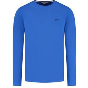 BOSS Mix&Match Ls-shirt R Loungew_ lange mouwen heren, Helderblauw 434