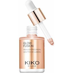 KIKO Milano Glow Fusion Highlighting Drops 02, vloeibare highlighter voor het gezicht met metallic afwerking