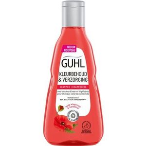 Guhl Kleurbehoud & Verzorging Shampoo Met Acai, Cranberry en Olie - Voor Gekleurd Haar of Highlights - 250 Milliliter