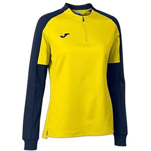 Joma Eco Championship sweatshirt voor dames, geel, marineblauw