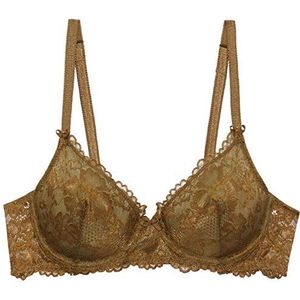 Savage X Fenty Floral Lace Unlined BH, dames, legergroen (groen), 75A, legergroen (groen)