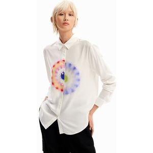 Desigual Cam_ohm Damesblouse, Wit