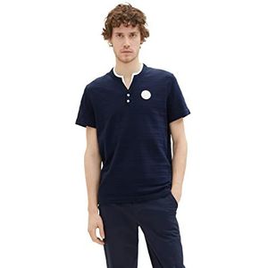 TOM TAILOR T-shirt pour homme, 10668 – Sky Captain Blue, L