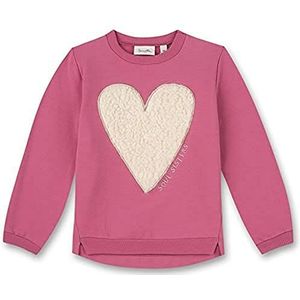 Sanetta Sweatshirt voor meisjes, blush fuchsia, 116, blush fuchsia