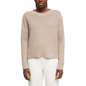 ESPRIT Dames 122ee1i312 Sweater, 260/Licht taupe