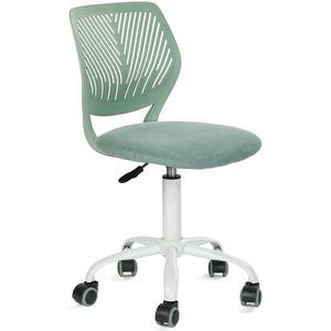 FurnitureR - Morandi - Bureaustoel - Blauw - Stof - Verstelbaar
