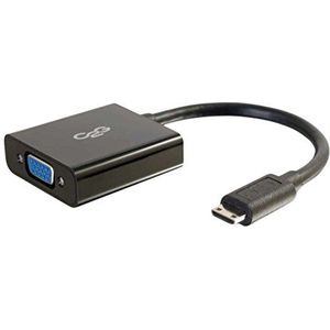 C2G CBL/Mini HDMI naar VGA dongle w/power