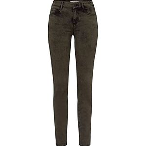 BRAX Dames Jeans Ana S Style, dark olive overdyed