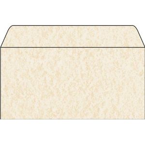 SIGEL DU181 enveloppen perkament lichtbeige DL (11 x 22 cm), 50 stuks