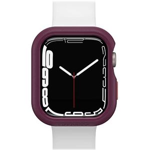 LifeProof Bumper voor Apple Watch Series 8/7 45 mm, schokbestendig, valbescherming, elegant, beschermhoes voor Apple Watch, beschermt het scherm en de randen, duurzaam gemaakt, paars