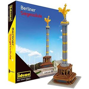Idena 40130 - 3D modelbouwset met 636 originele mini brixiën vanaf 8 jaar, ideaal als cadeau, souvenir en voor fans van Berlijnse