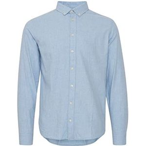 Casual Friday Cfanton Ls Bd Draad T-shirt Heren Shirt, 154030_Chambray Blue
