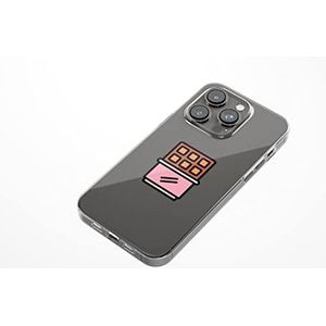 Bonateks, Étui de protection imprimé numériquement compatible avec iPhone 14 Pro Max, coque de protection anti-chocs, en silicone, flexible, transparent