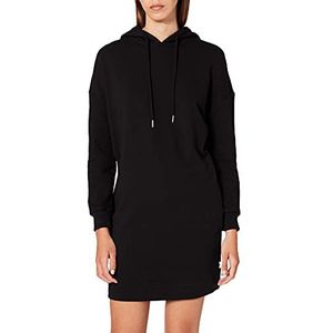 Urban Classics Oversized jurk met capuchon voor dames, organisch weefsel, zwart.