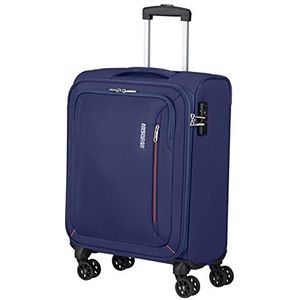 American Tourister Hyperspeed - Spinner - Koffer, Blauw (Combat Navy), Handbagage