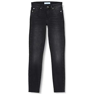 7 For All Mankind The Skinny Jeans voor dames, zwart.