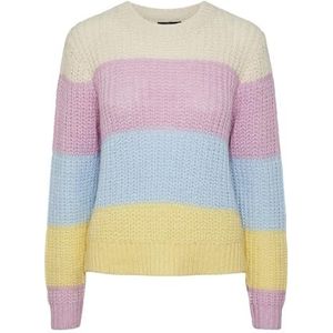 PIECES Pcnaomi LS O-hals Knit Noos Bc Sweatshirt voor dames, Berk 2.