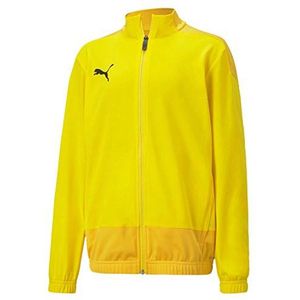 Puma Teamgoal 23 Training Jacket Jr trainingspak voor jongens, zwart asfalt, 128