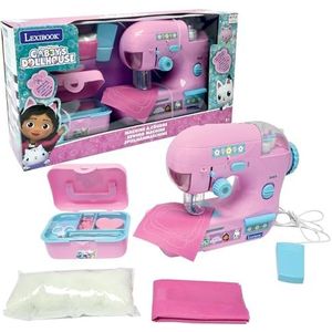 Lexibook, Gabby en het magische huis, naaimachine met meetlint, draad en pedaal, rollenspel, modedesign stylist, roze, SW100GDH