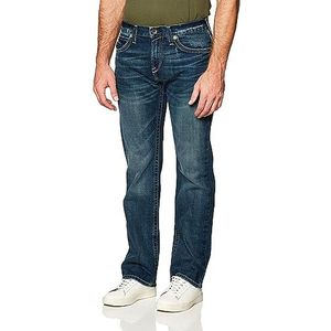 ARIAT M7 Rocker Stretch Coltrane Jeans met rechte pijpen, stapelbare jeans voor heren, Silverton