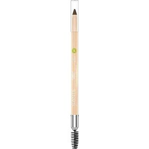 Sante Naturkosmetik Eyebrow Pencil 02 Brown, wenkbrauwborstel met wenkbrauwborstel, natuurlijke make-up, veganistisch, 1,14 g
