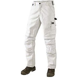 J.A.K. 150004108 serie 1500 broek 60% katoen/40% polyester, wit, 60 R (42/32), maat, Wit