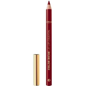 L'Oréal Paris Color Riche Le Lipliner 1990 Le Bordeaux lippenstift met zachte vulling voor lichte lipcontour met voedende ingrediënten