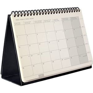 SIGEL C2481 Bureaukalender 2024, A5, horizontaal, hardcover, zwart - Conceptum