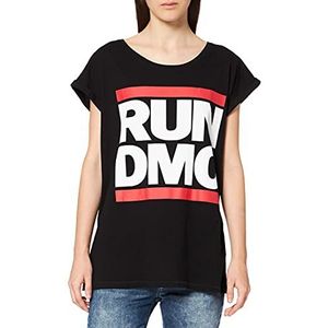 Mister Tee Run Dmc Logo T-Shirt, zwart.