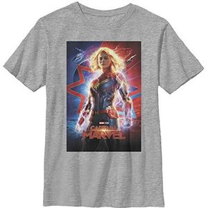 Marvel T-shirt voor jongens met poster Marvel, Athletic Heather