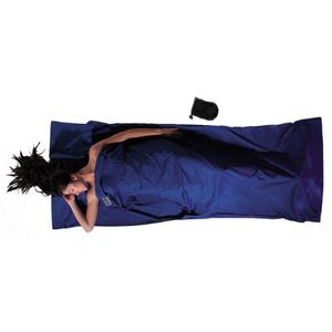 Cocoon Katoenen reislaken (ultra blauw, 86 inch x 35 inch)