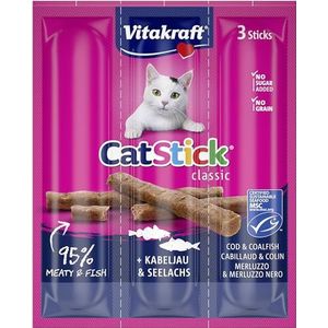 Vitakraft Cat Stick Mini Colin/Kabeljauw P/3