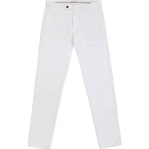 Gianni Lupo GL014B-S23 Pantalon Chino, White, 46 Homme, Blanc, Blanc., 42-46