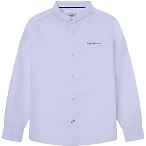 Pepe Jeans Mapleton overhemd voor kinderen en jongens, off-white, 14 jaar, Gebroken wit