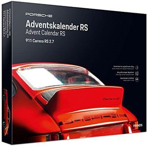 Porsche 911 Carrera RS 2.7 adventskalender, metalen modellbausatz in de mapstand 1:24, incl. Soundmodule en 52-zijdig startboek