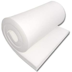FoamTouch 4 x 24 x 72 schuim voor gestoffeerde meubels, MDF, 4 x 24 x 72 cm, wit