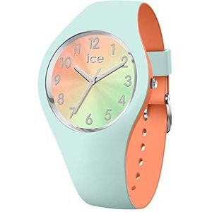 Ice-Watch - ICE Duo Chic Aqua Coral - Groen dameshorloge met siliconen band - 016981 (Small), Groen, Armband