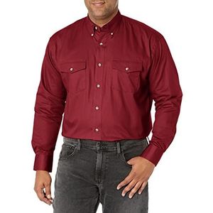 Wrangler Men's Painted Desert Basic Shirt, Red, X-Large