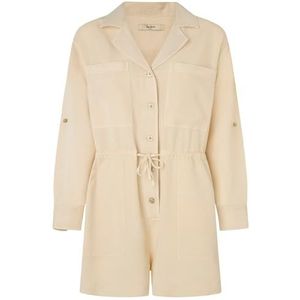 Pepe Jeans Elison Jumpsuit voor dames, Bruin (Beige Malt)
