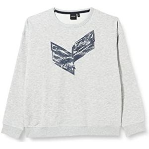 Kaporal pasco jongens sweatshirt met capuchon, Light Grey Mel