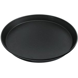 Zenker Pizza-bakplaat 30 cm rond uit de serie Pure Pizza, pijp, zwart, aantal: 1 stuk