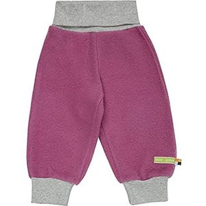 Loud + Proud Fleece van wol, GOS gecertificeerd, druif, 86-92 cm voor meisjes, Paars.