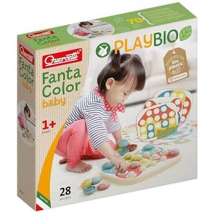 Quercetti - 84405 FantaColor Baby Play Bio; educatief spel voor de eerste leeftijd