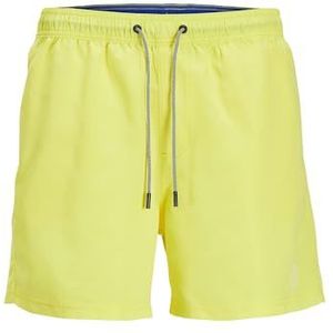 JACK & JONES Jpstfiji Jjswim Solid Ly Sn Shorts voor heren, Blazing geel / detail: solide