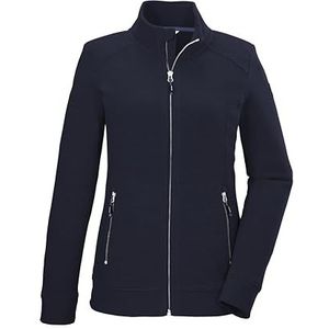 killtec 42802-000 KOS 100 WMN FLC JCKT Veste polaire pour femme avec col montant Bleu nuit Taille 34