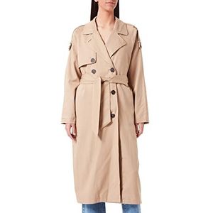 SELECTED FEMME Slfnew Bren Ls trenchcoat B Noos dames trenchcoat, Cornstalk